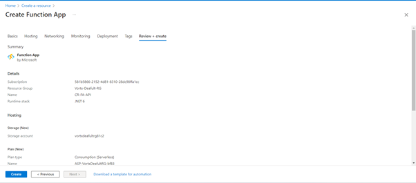 How to Create Microsoft Azure Function App using Azure Cloud Portal